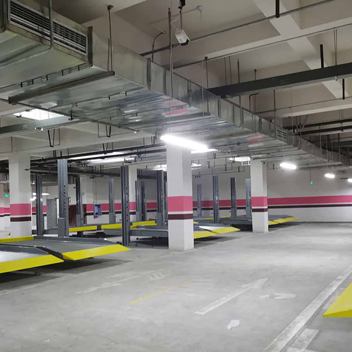 富順兩柱式立體停車設(shè)備過驗(yàn)收