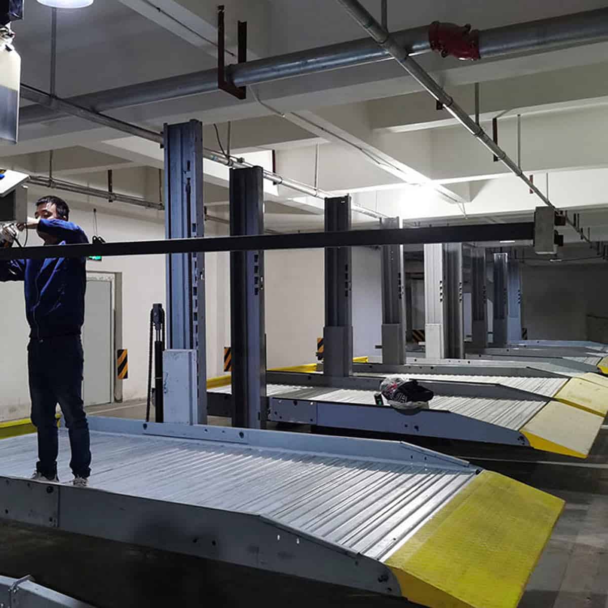 宜川兩層機械停車過規劃