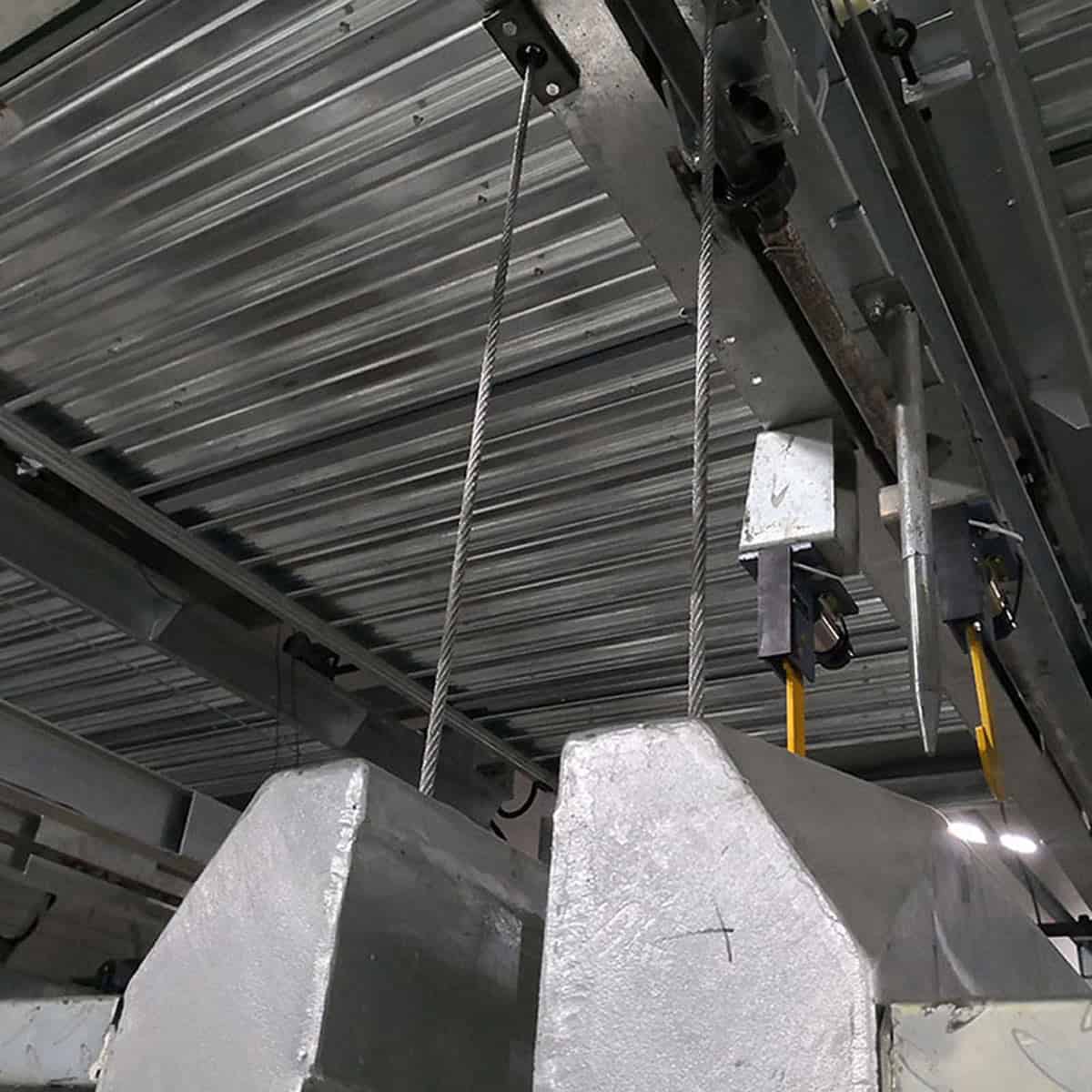 中江雙層機械停車位拆除