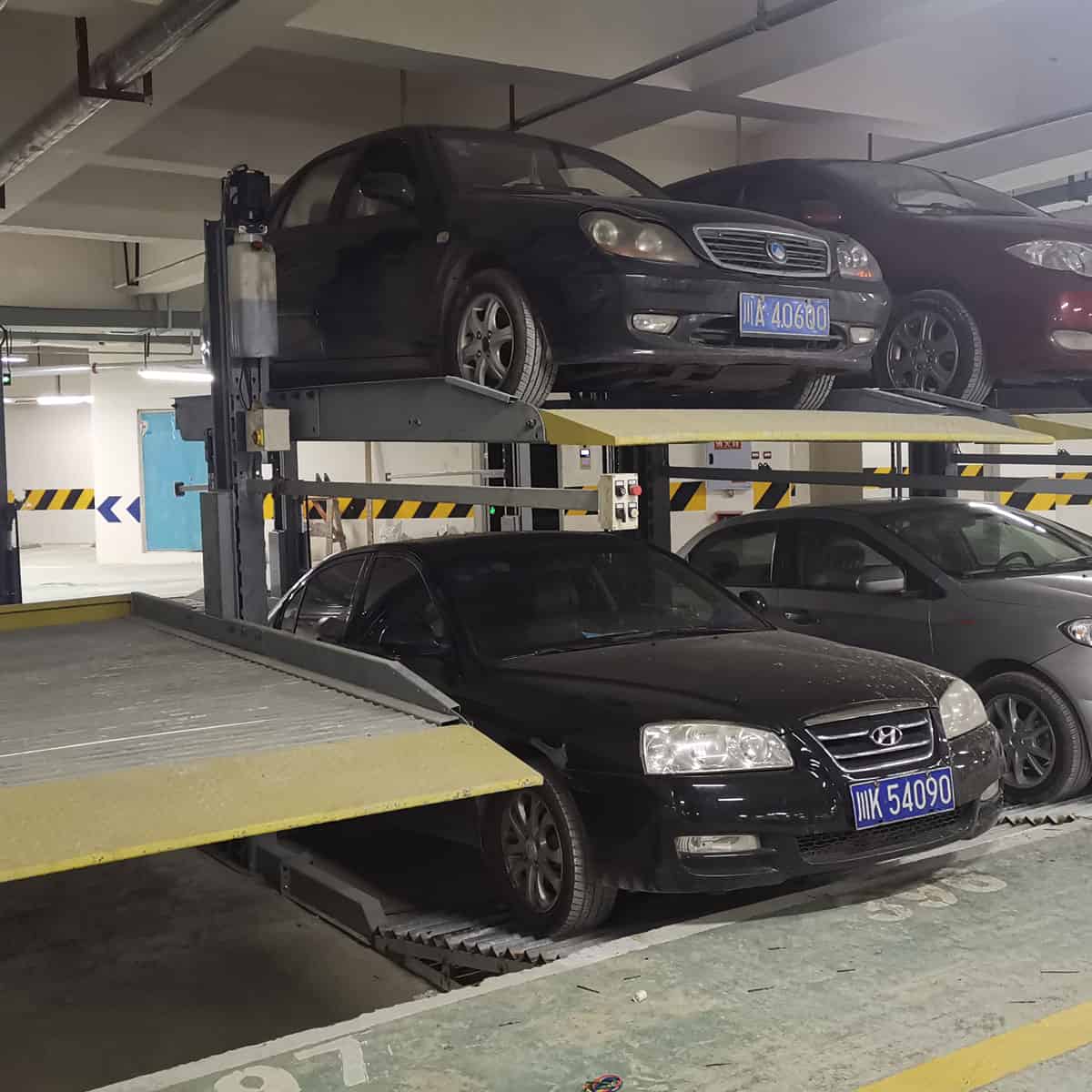安寧橫移立體停車設備改造