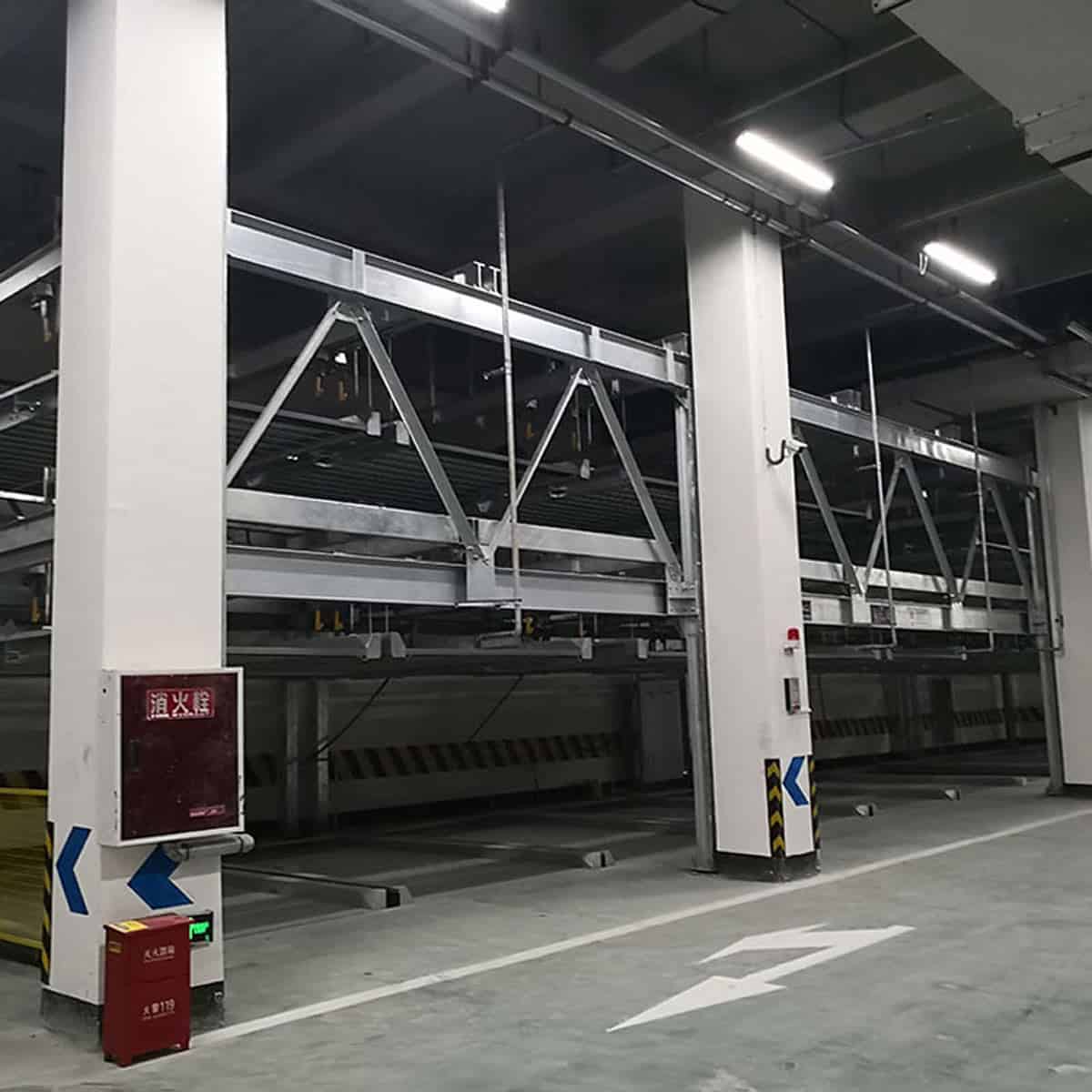 富順簡易升降式機(jī)械車位安裝