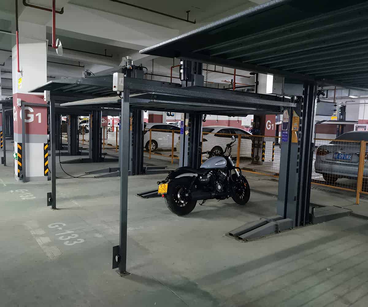 平涼二層簡易升降機械式停車庫的使用與維護