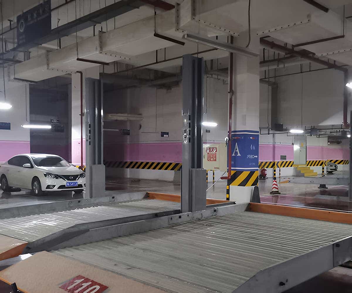 合川兩柱機械式停車位何時需設置灑水噴頭