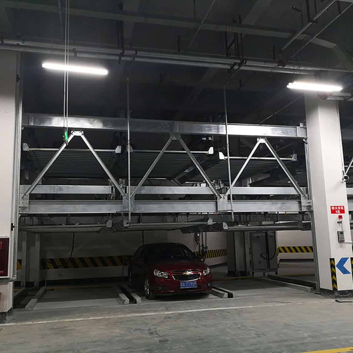俯仰式機械停車設備過驗收升降橫移式停車設備租賃經營