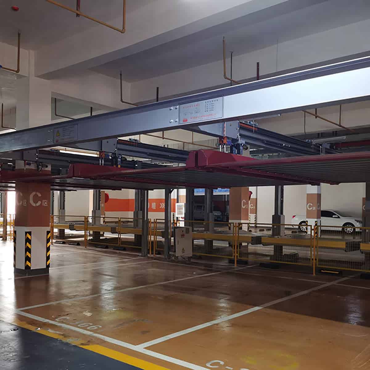 俯仰式機械停車設備過驗收四柱簡易升降式停車設備租賃經營